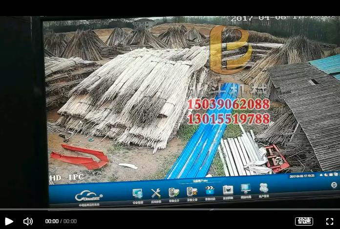 江西客戶麻桿炭化設備生產現場卓有成效